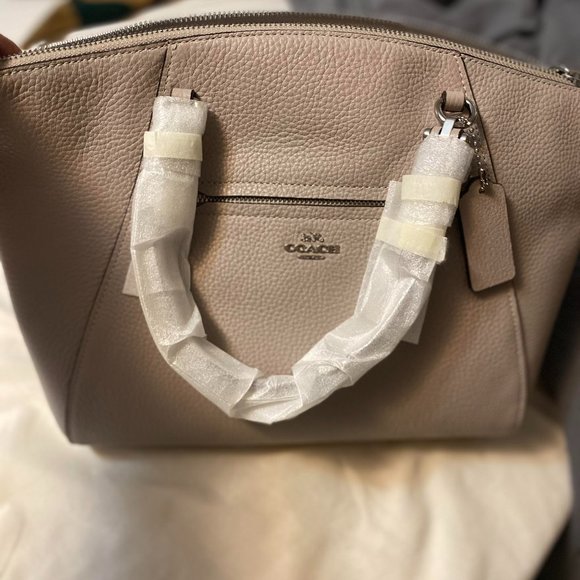 Coach Women's Small Prairie Satchel in Grey Birch - Picture 1 of 3